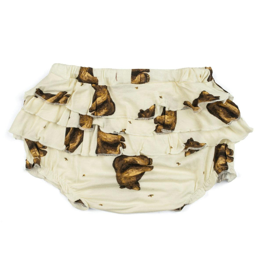 Honey Bear Bamboo Ruffle Bloomer