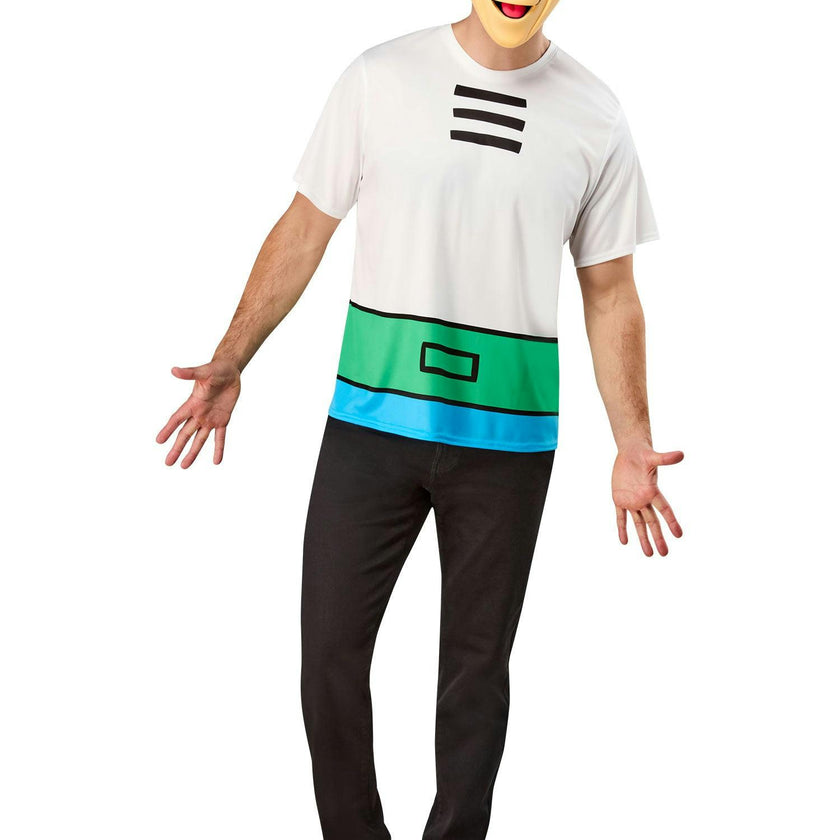Men's The Jetsons Ben Cooper George Jetson T-Shirt and Half Mask