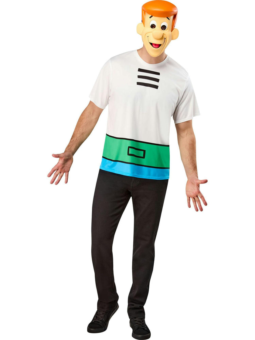 Men's The Jetsons Ben Cooper George Jetson T-Shirt and Half Mask