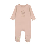 Nature's Florals Footie Ivory & Rose