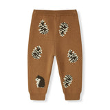 Pinecone & Knitted Birdseye Jacquard Sweatpants