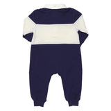 Baby Boys Albert Rugby Jumper - Navy White