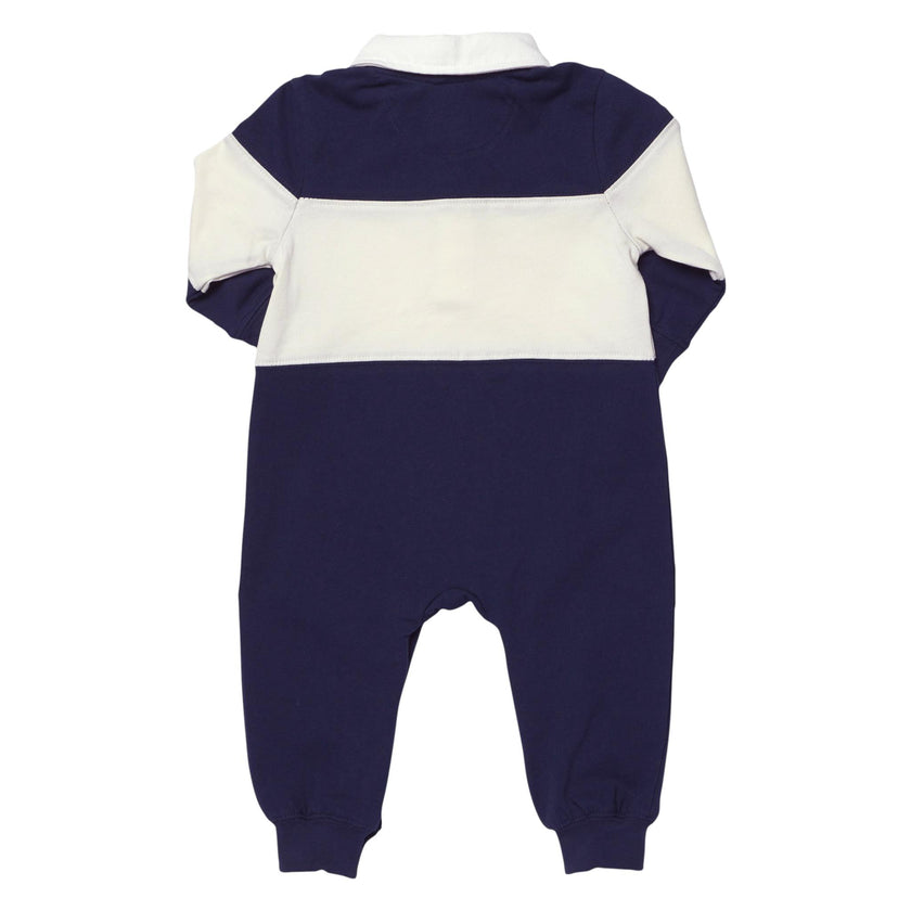 Baby Boys Albert Rugby Jumper - Navy White