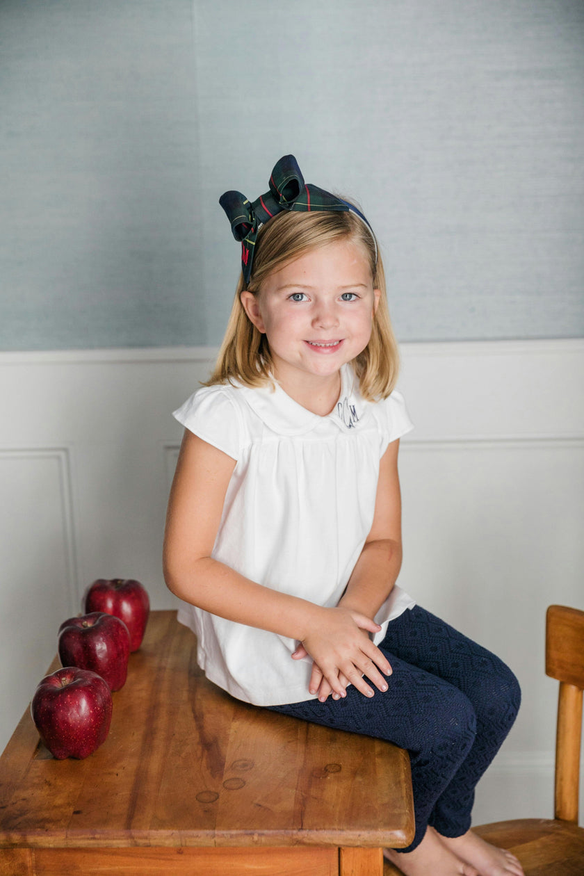 Minden CapSleeve Peter Pan Collar Top