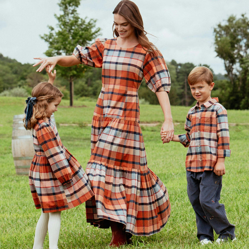 Womens Parker Dress - Hayride Plaid
