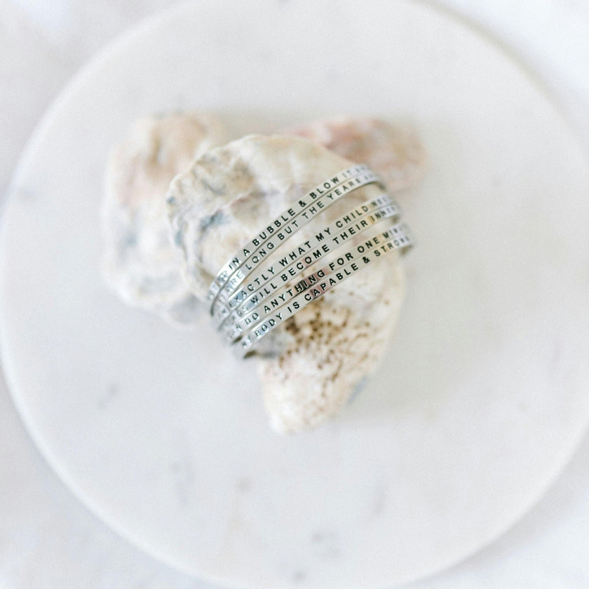 Women's "My Voice Will Become Their Inner Voice" Bracelet