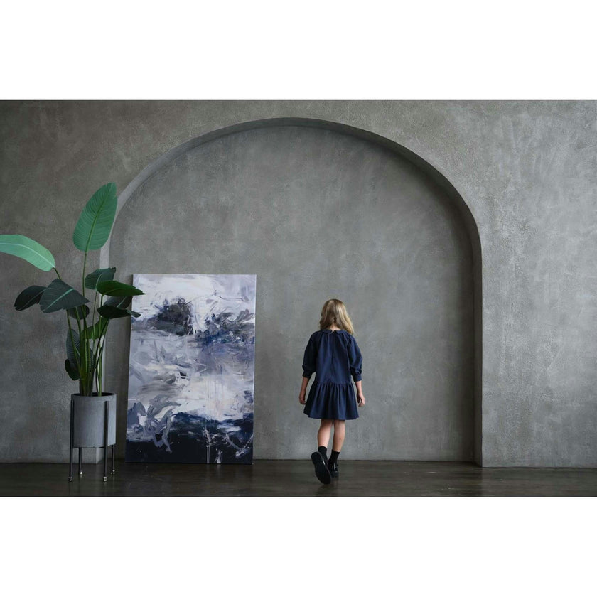 Isla dress (prussian-blue)