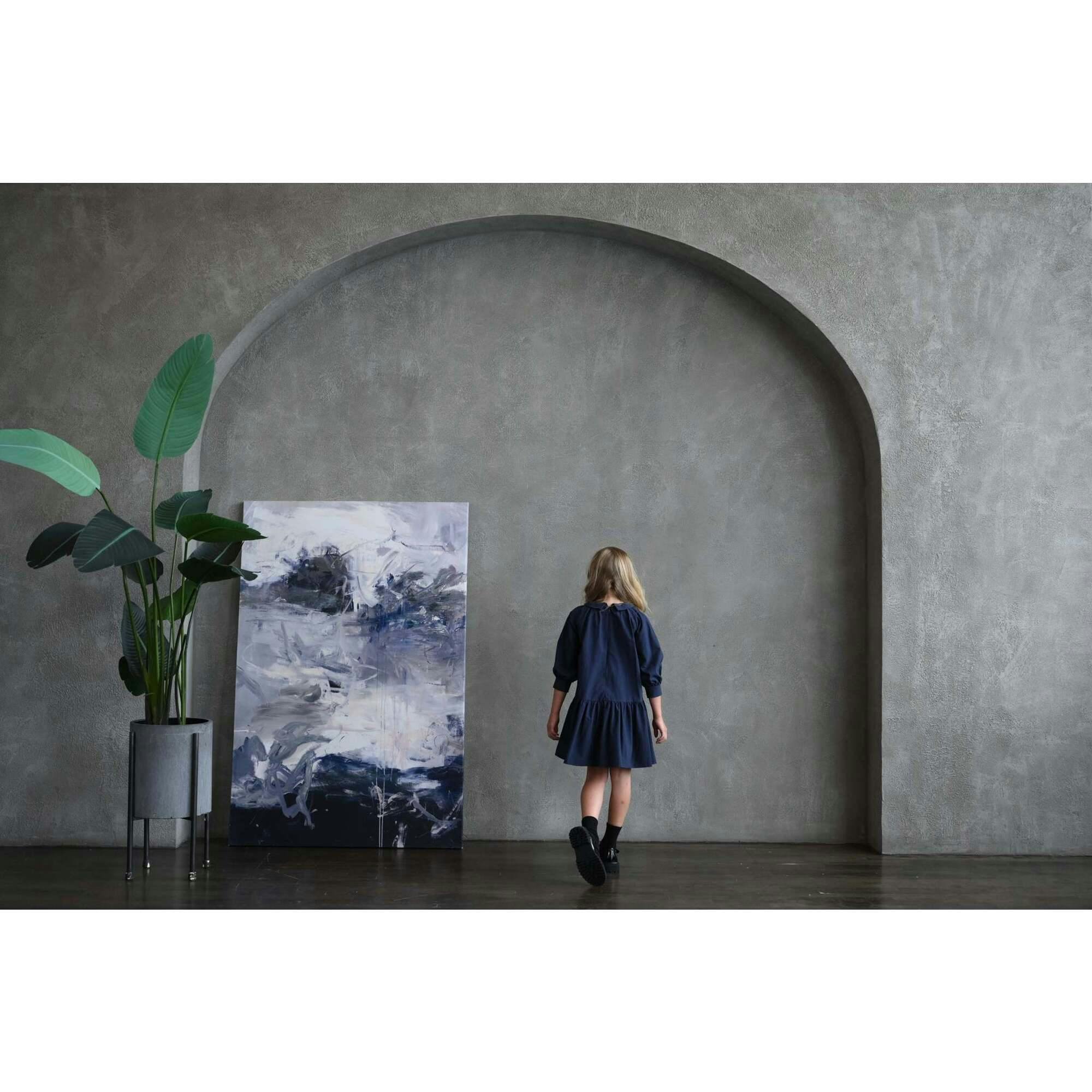 Isla dress (prussian-blue)