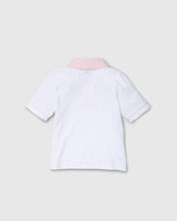 Tech Play Polo in Pink Trim