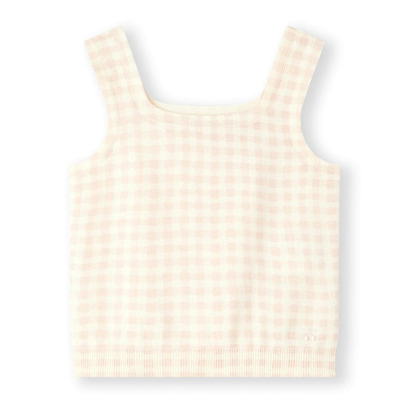 BONPOINT Fabelin Rose Cotton Sweater Tank