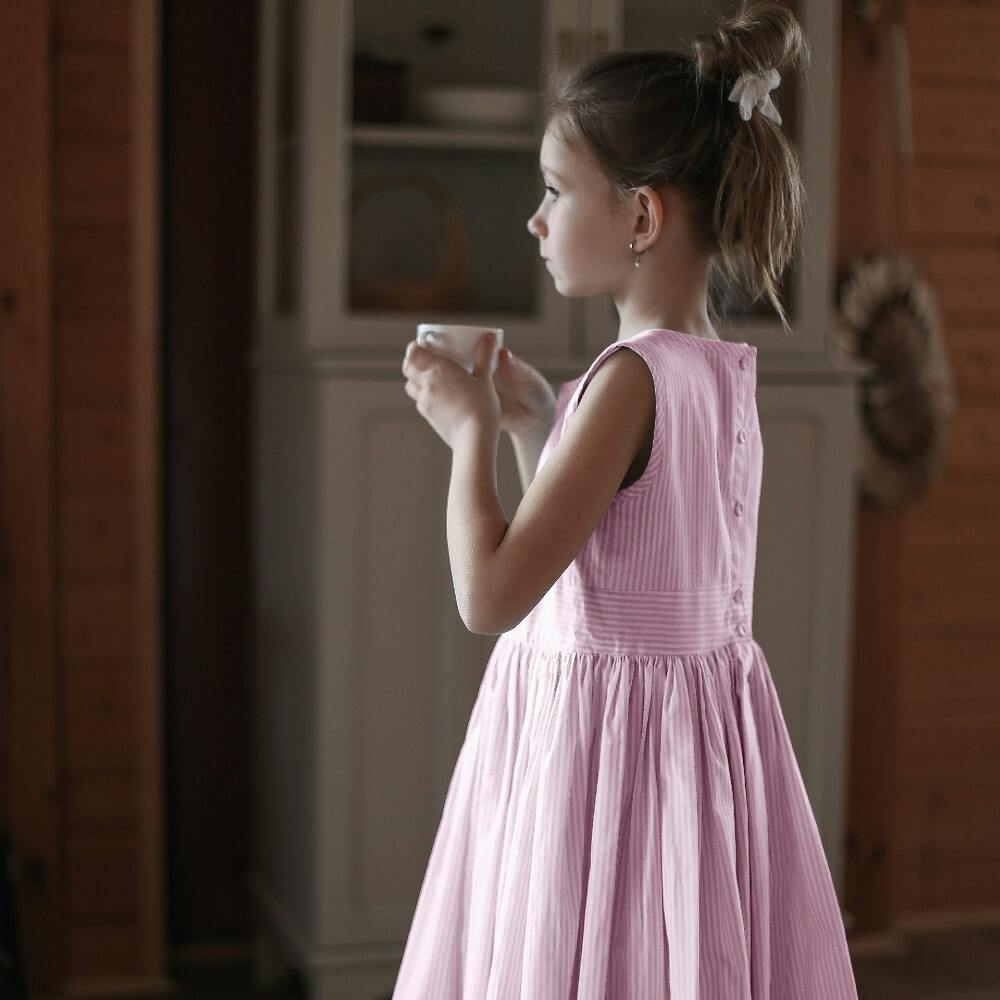 Hampstead Dress - Mint Stripe