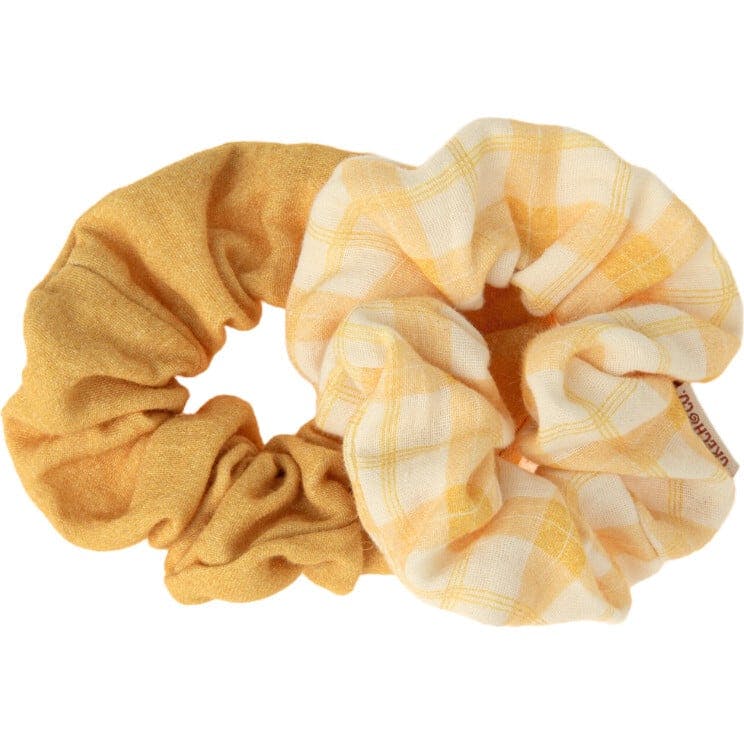 Hair Scrunchies  Set of 2 | Organic Cotton | Lille Cottage Club