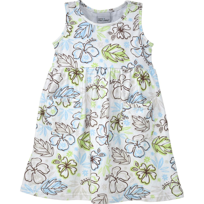 UPF 50+ Dahlia Sleeveless Tee Dress w/ Pockets
