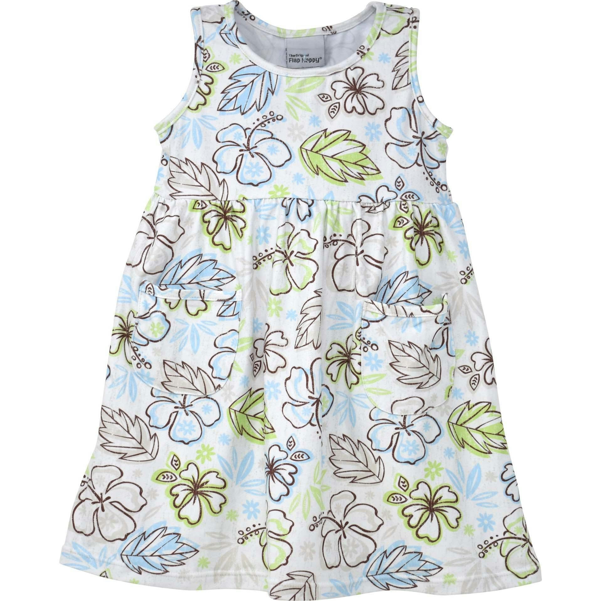 UPF 50+ Dahlia Sleeveless Tee Dress w/ Pockets