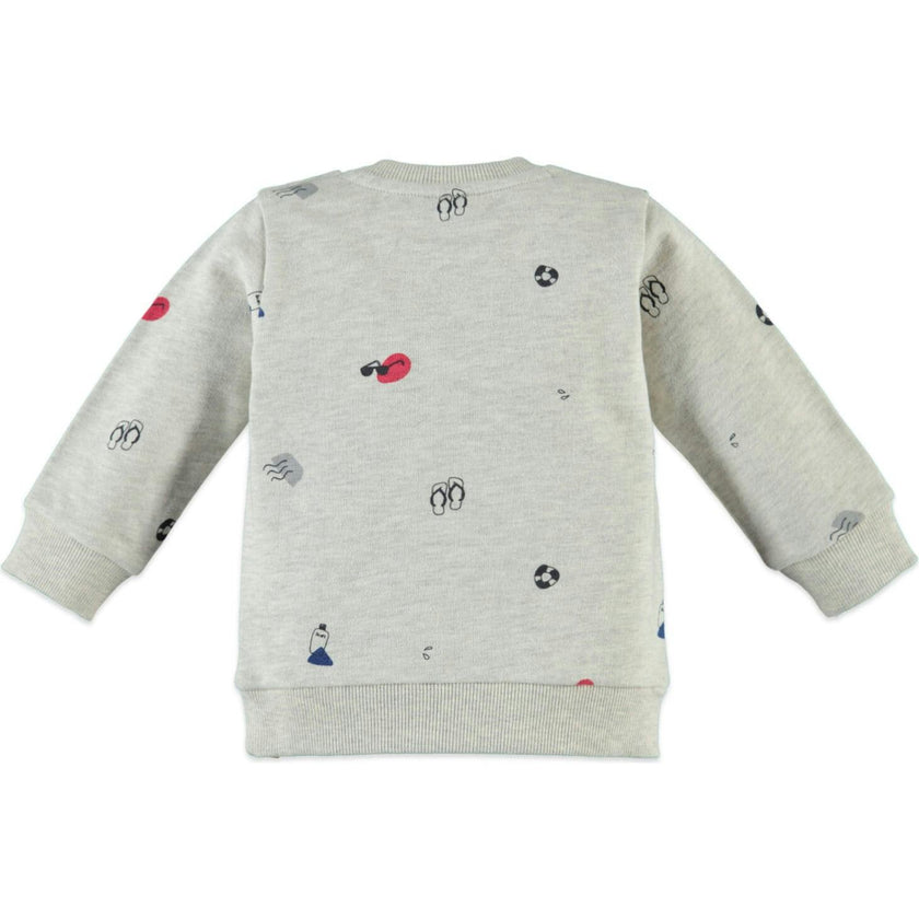 All-Over Sea Lifesavers Crew Neck Pullover Sweatshirt