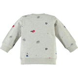 All-Over Sea Lifesavers Crew Neck Pullover Sweatshirt