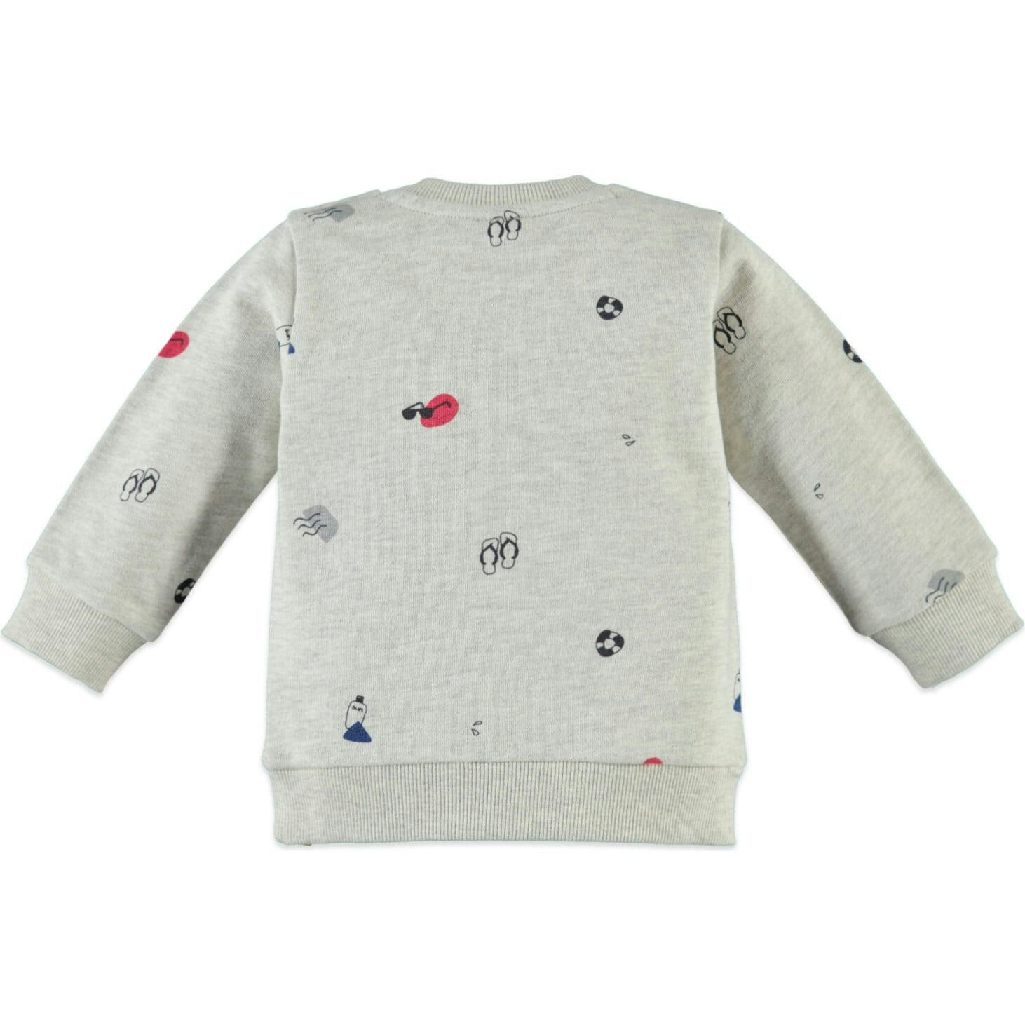 All-Over Sea Lifesavers Crew Neck Pullover Sweatshirt