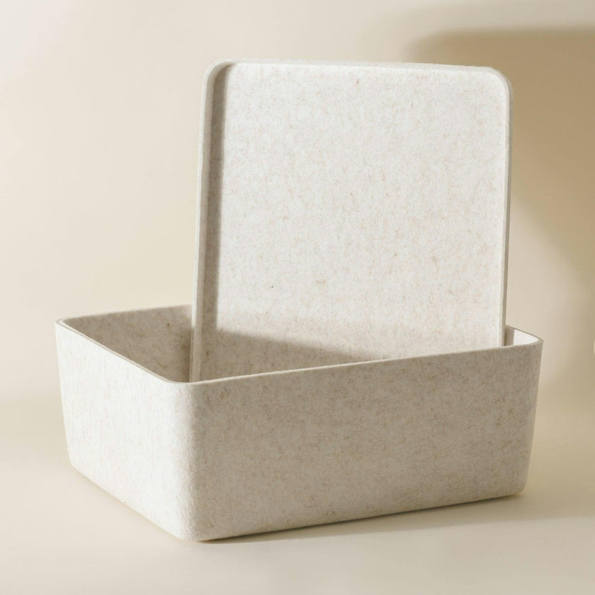 The Sculpted Bin - Large with Lid