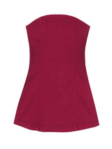 Bety Strapless Denim Dress | Rouge