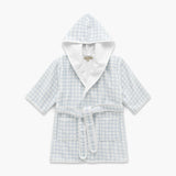 Picnic Gingham Bathrobe - Blue