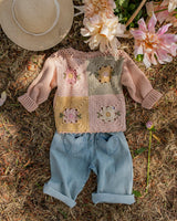 Patchwork Sweater in Meadow Bloom