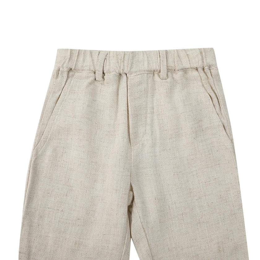 Dado Trousers | Warm White Melange