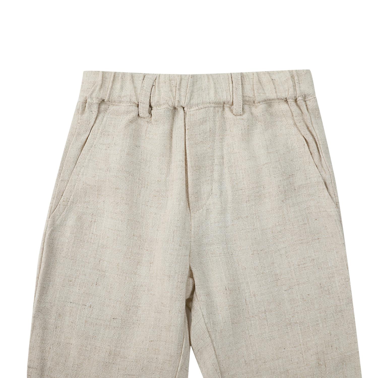 Dado Trousers | Warm White Melange