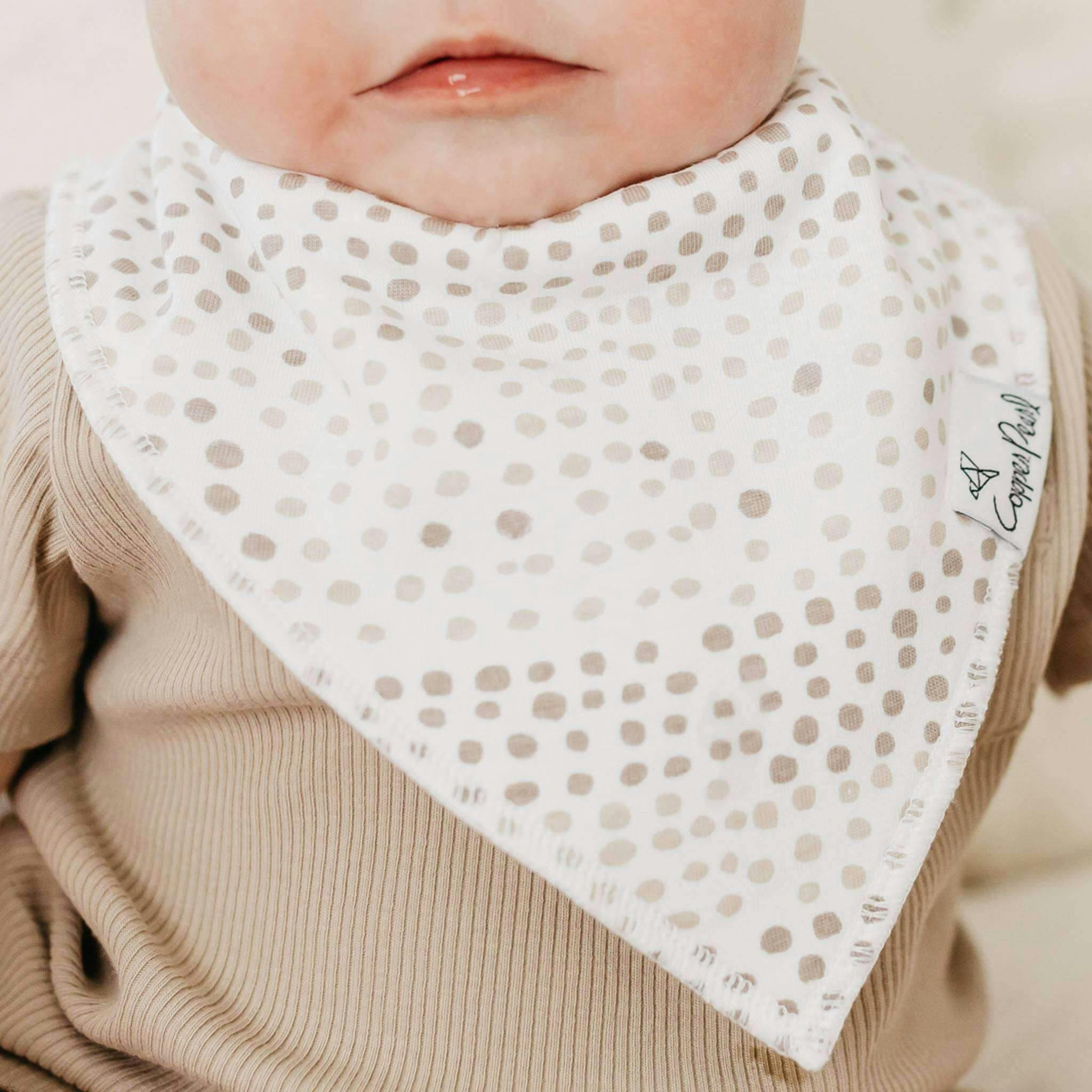 4 Pack Baby Bandana Bibs - Bliss