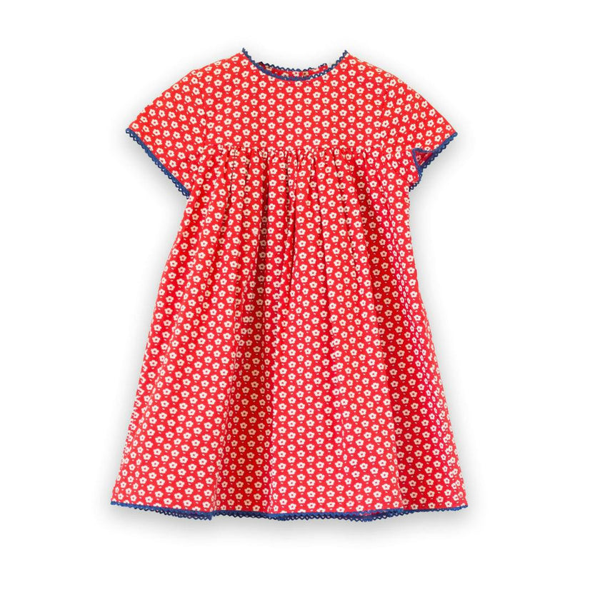 Toddler Amy dress with Lace trim