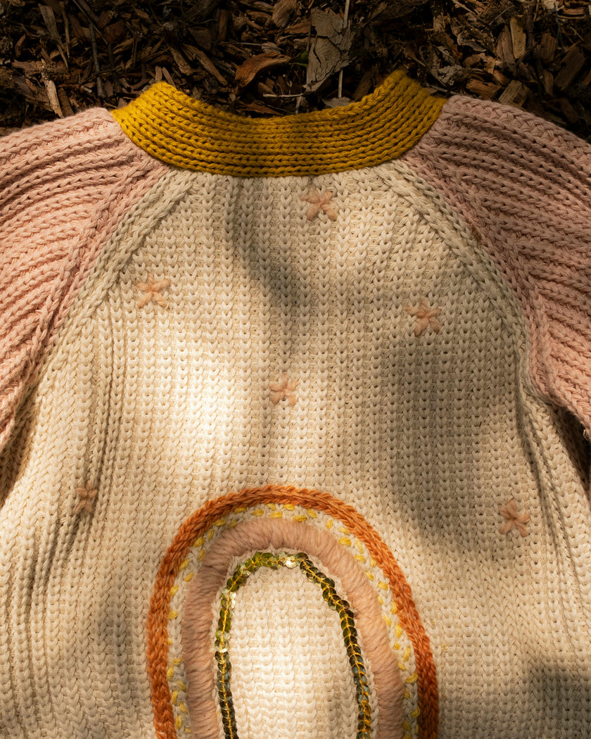 Rainbow Cardigan in Multicolor