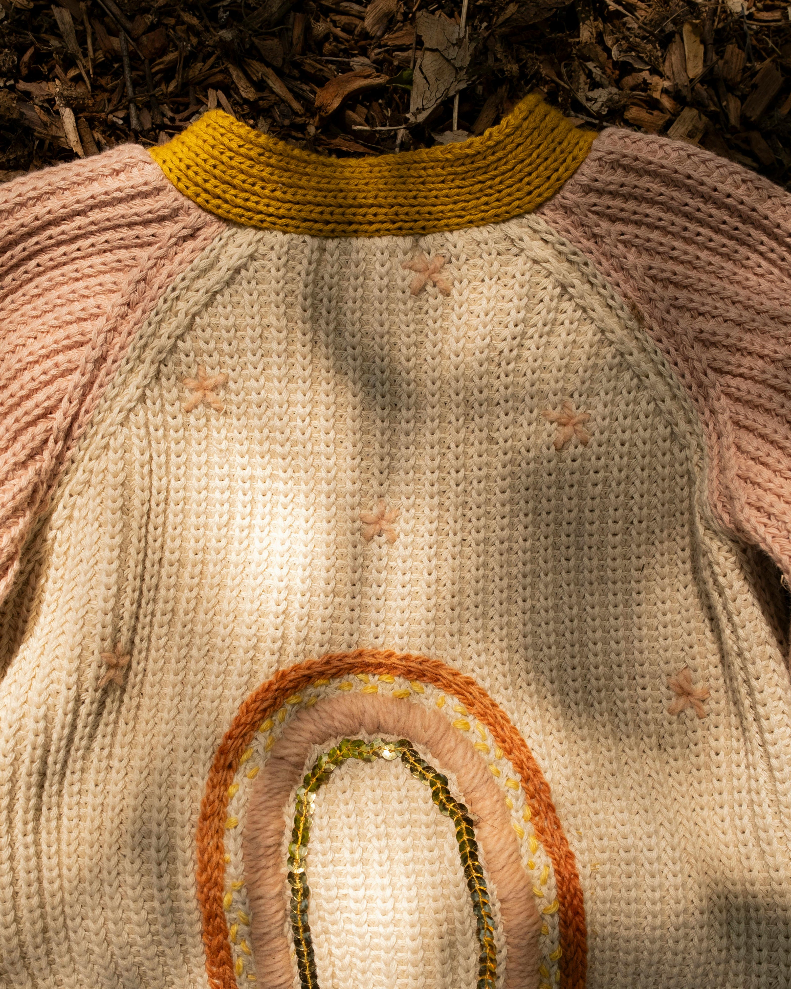 Rainbow Cardigan in Multicolor