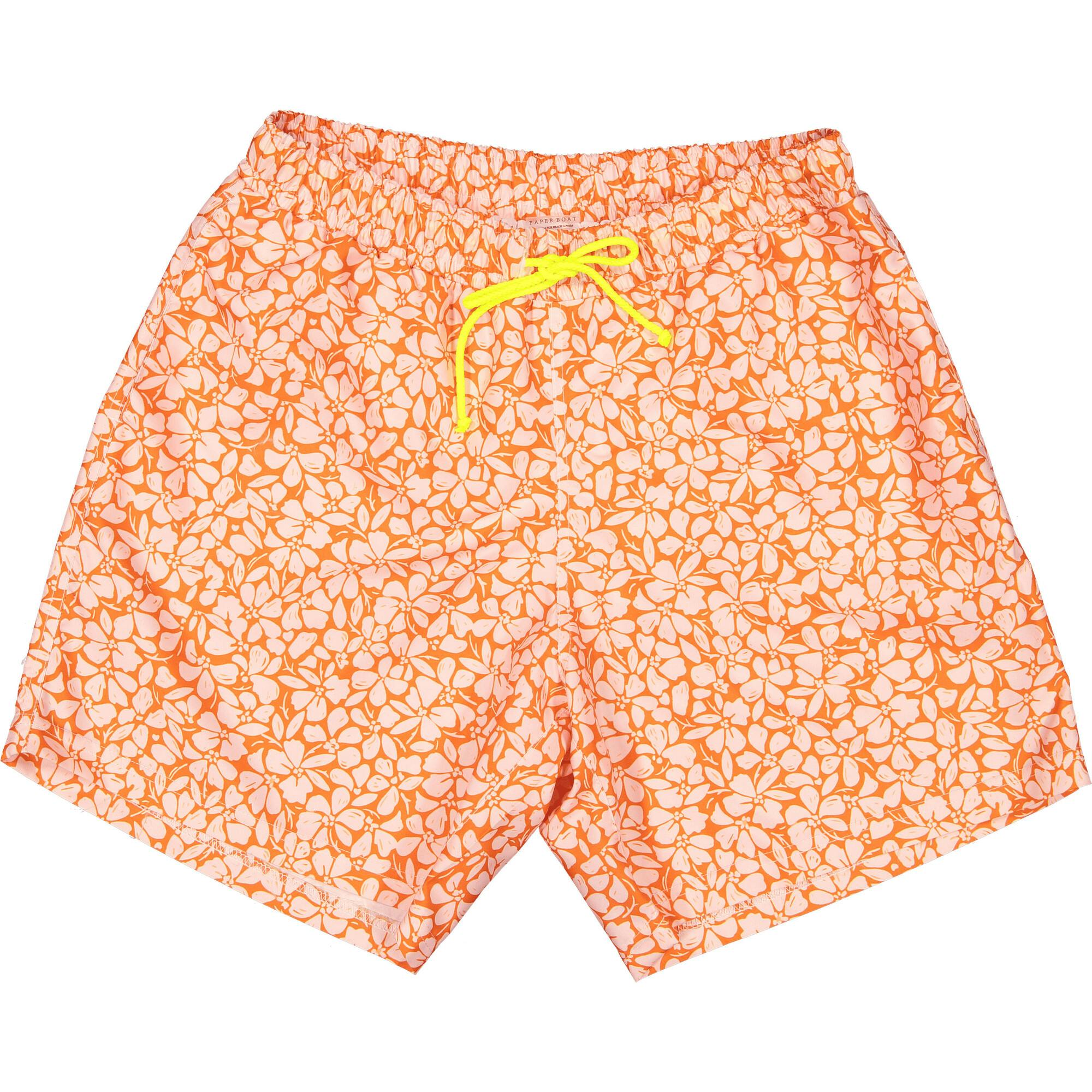 Men's Paradise Flowers Swim Shorts, Florals
