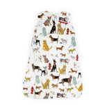 Cotton Muslin Sleep Bag - Woof