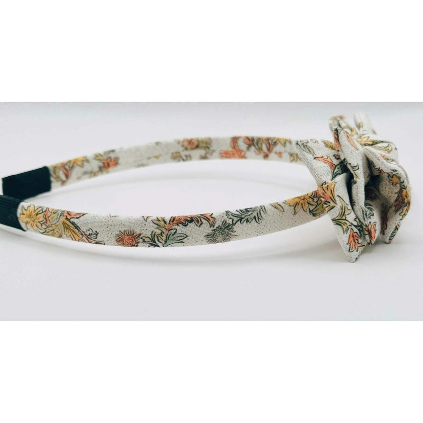 Three Little Bows Headband | Mustard Sage Bloom