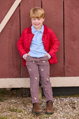 Long Sleeve Polo - Light Blue