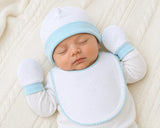 Mint Polka Dot Pima Cotton Essentials Set