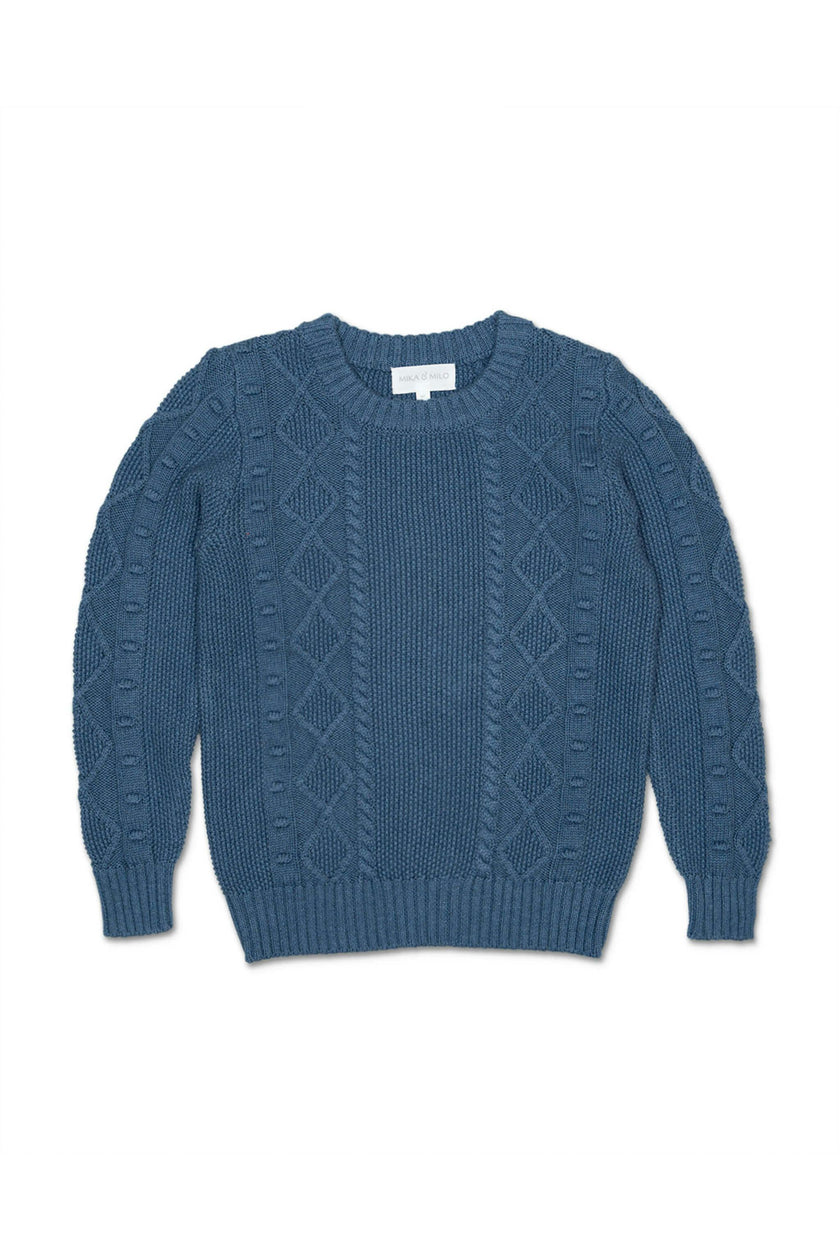 Cable Popcorn Jumper | Bluestone