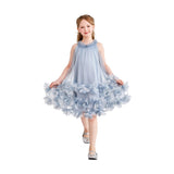 Light Blue Elaris Floral Gown