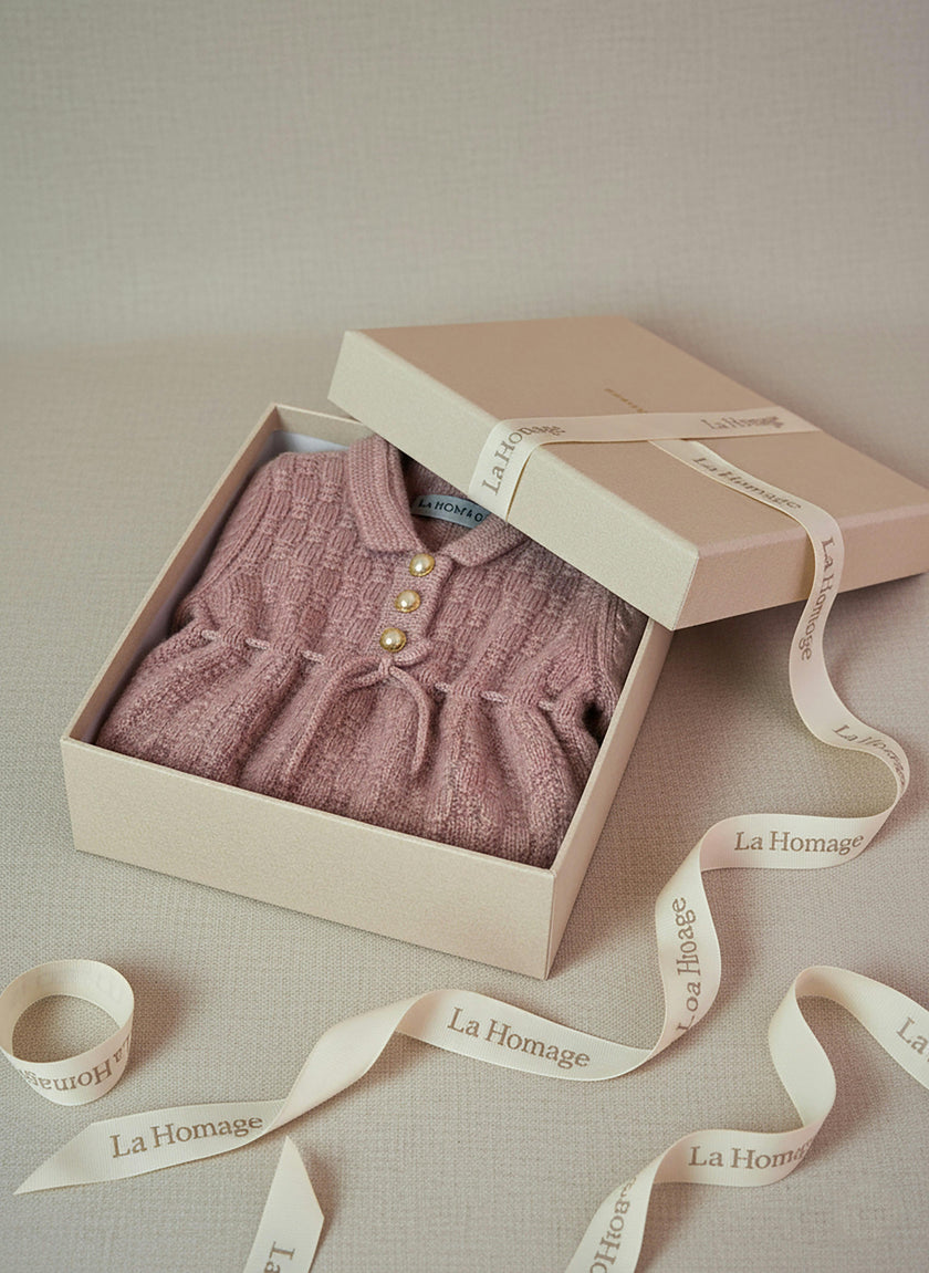 THE ASPEN CASHMERE DRESS | ROSE