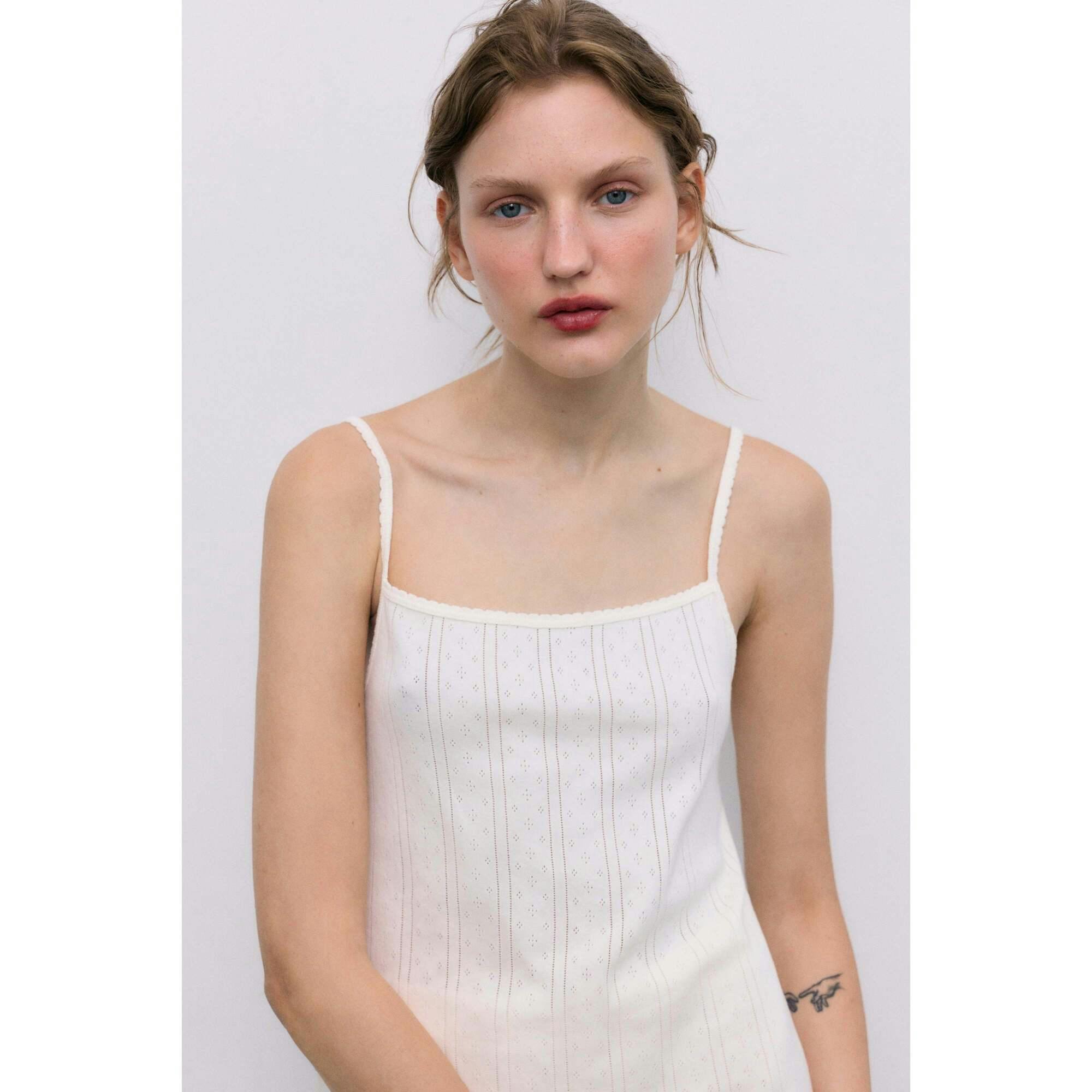 Romero Woman Top Ecru