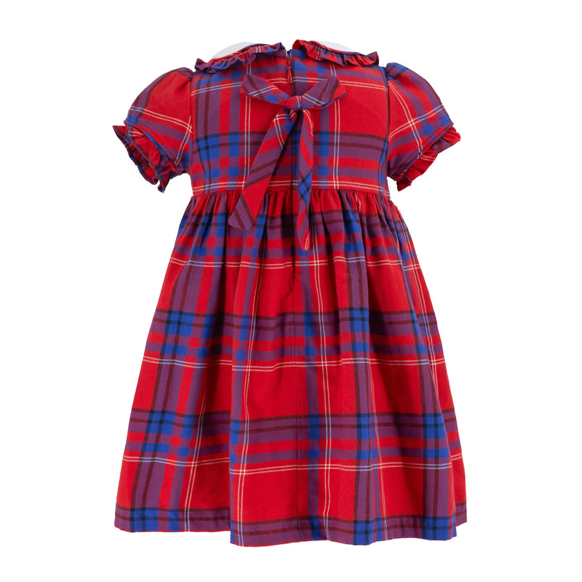 Ariella Girl Dress - Red Plaid