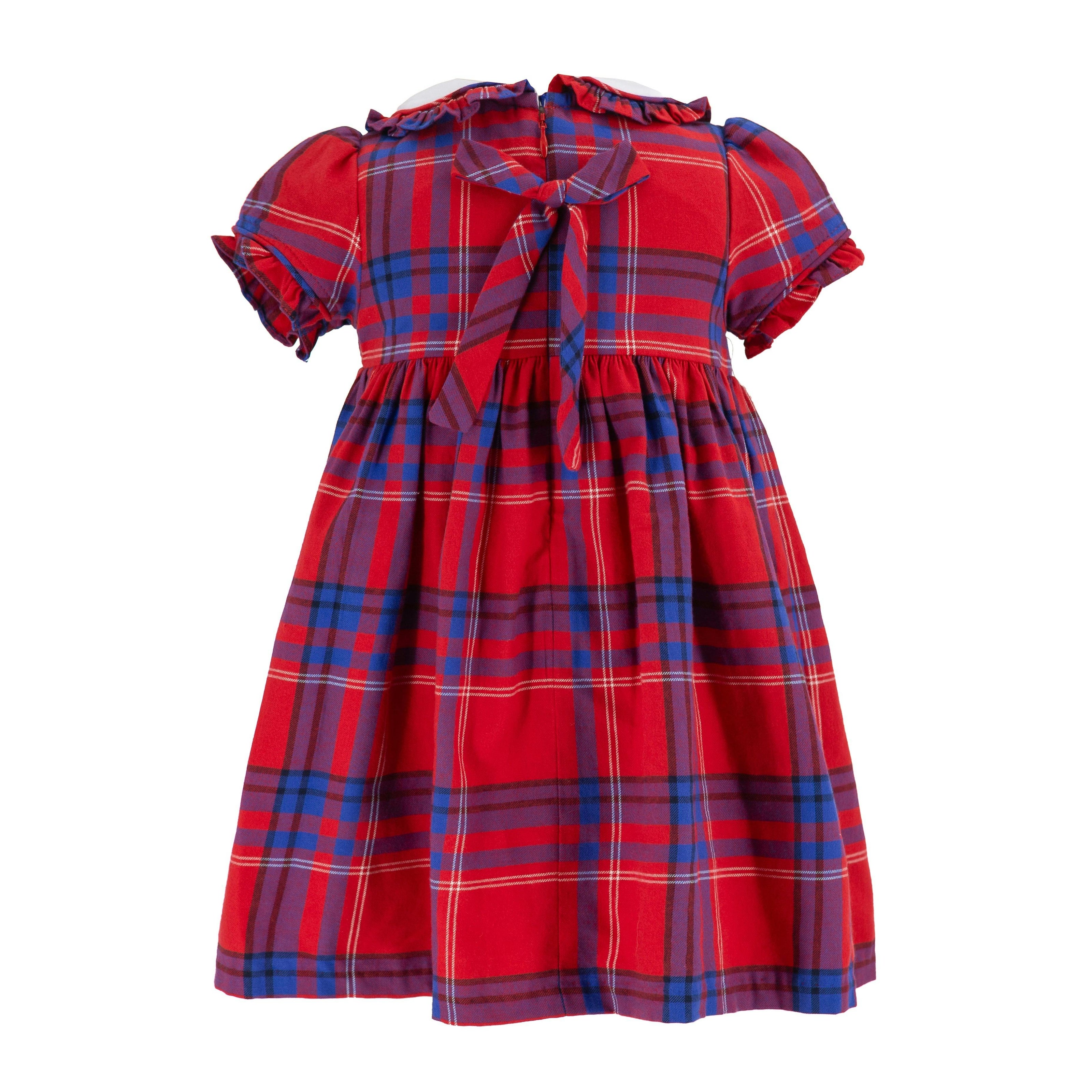 Ariella Girl Dress - Red Plaid