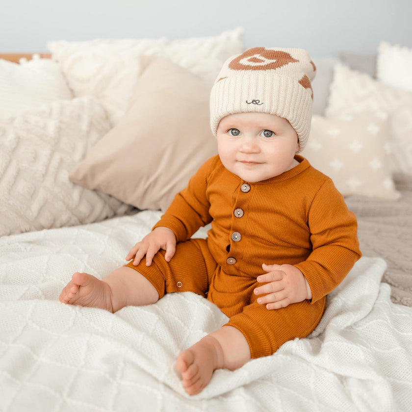 Baby Ollie Jacquard Beanie Hat