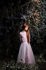 Pink Yasmina 2pc Organza Outfit