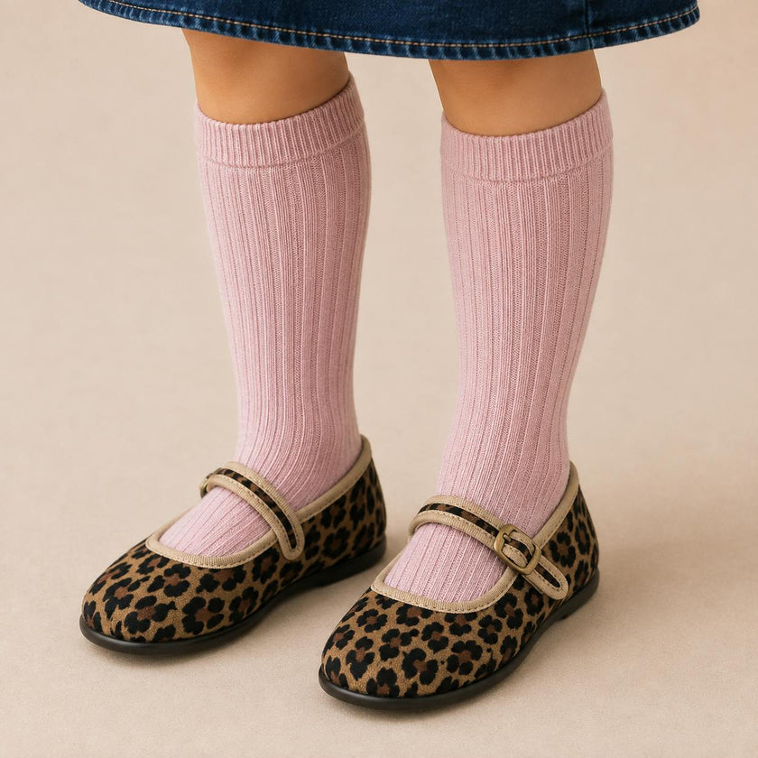 Isa Velvet Mary Jane | Leopard