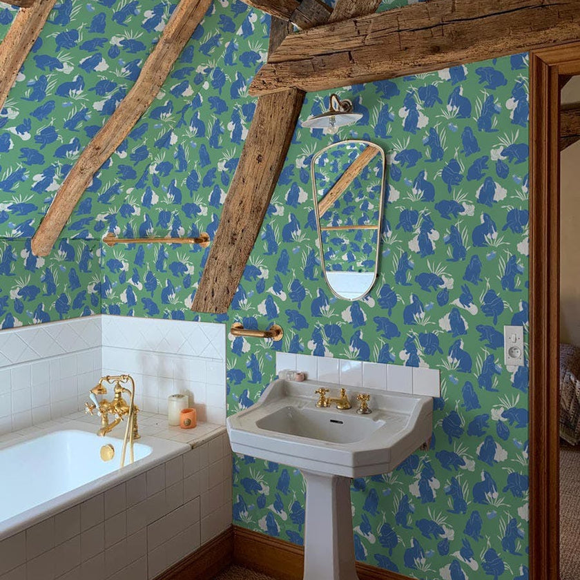 Papier peint HARU coloris Menthe