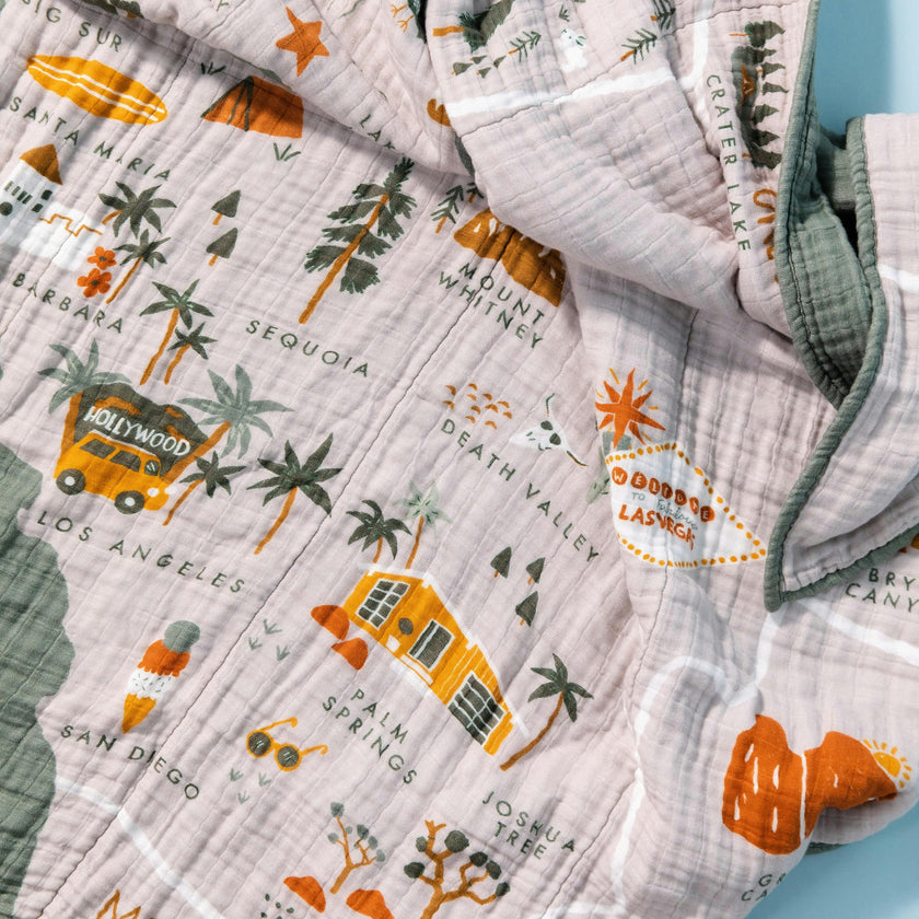 Babyletto Quilt in 3-Layer GOTS Certified Organic Muslin Cotton