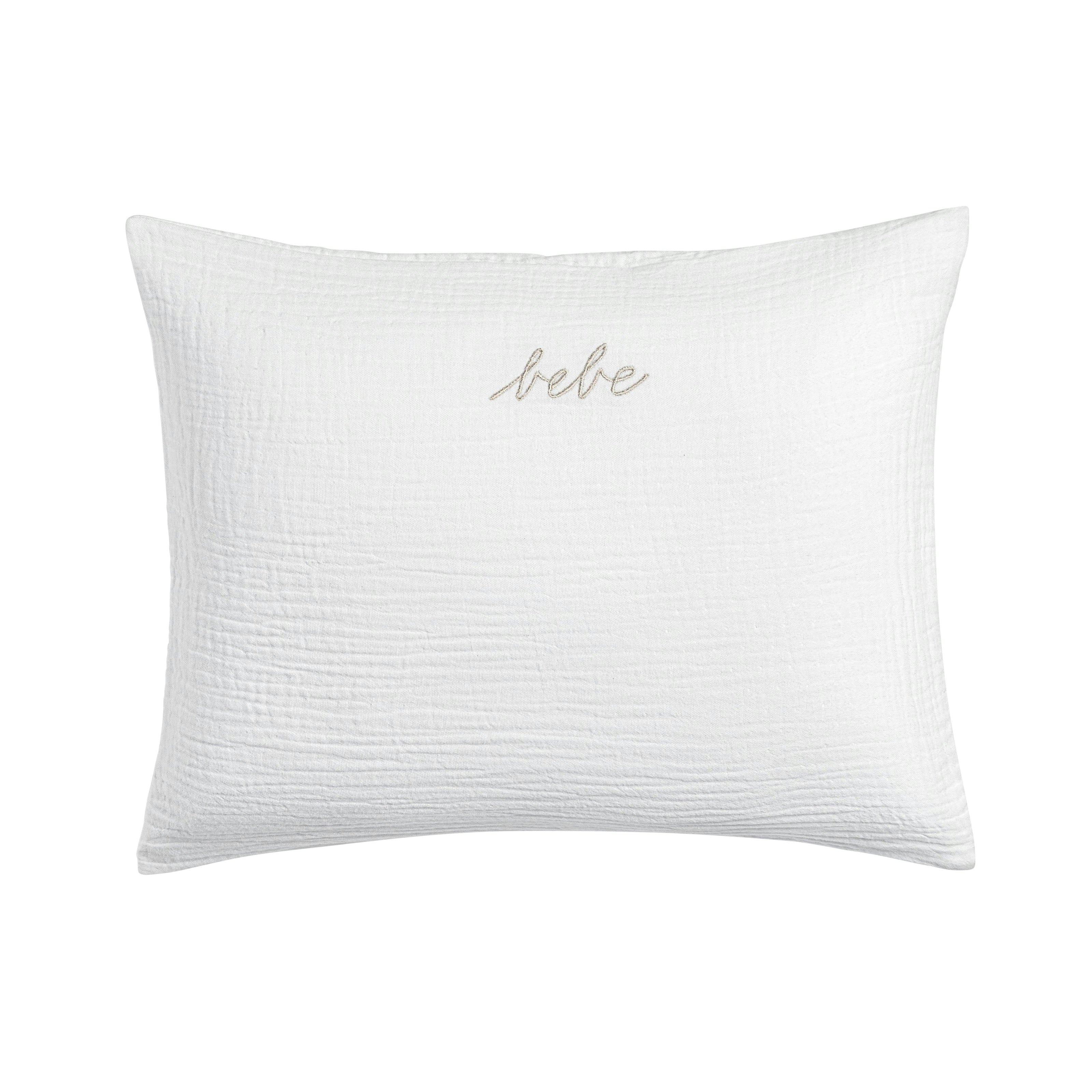 Pink Gauze Linen Bebe Boudoir Sham