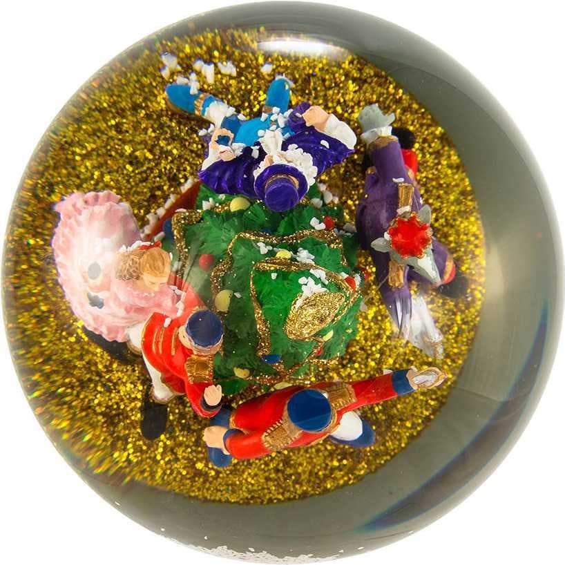 120MM Musical Lighted Nutcracker Water Globe