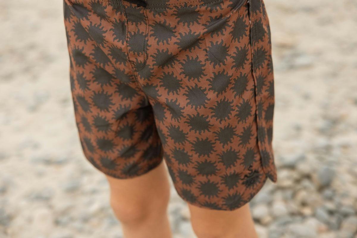 Seaesta Scallop Retro Flare Boardshort / Beams / Bronze